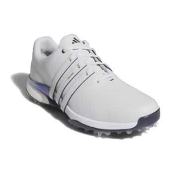 Imagem de adidas Tênis de Golfe Masculino Tour360 24 Boost, Cinza painel/tinta aurora/azul cobalto, 11