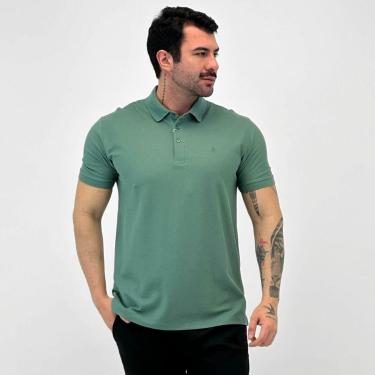 Imagem de Camisa Polo Dudalina Manga Curta Pima Cotton Masculina-Masculino