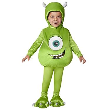 Imagem de Spirit Halloween Fantasia infantil de Mike Wazowski da Monsters Inc. | Oficialmente licenciada | Fantasia de monstro | Fantasia de grupo | Pixar, Multicor, 3T - 4T