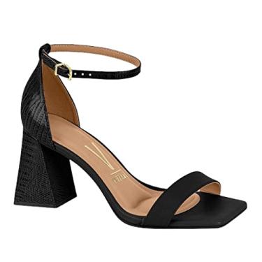 Imagem de Sandália Salto Grosso Geométrico Alto Vizzano Original - 6464.102 (37)