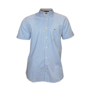 Imagem de Camisa Xadrez Tommy Hilfiger Azul-Masculino