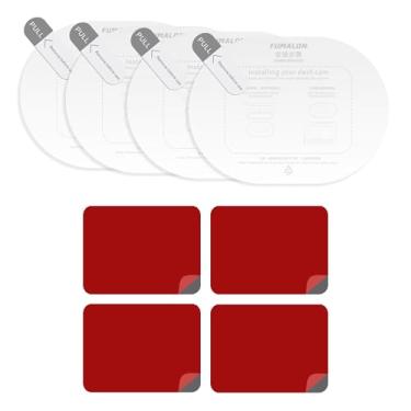 Imagem de FUMALON Adesivo eletrostático com almofadas adesivas compatível com câmera 70mai Dash M500, 4 pacotes VHB adesivo dupla face adesivo pad e película eletrostática de para-brisa de carro para montagem