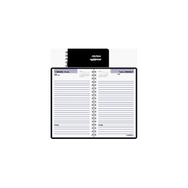 Imagem de At-A-Glance (R) DayMinder(R) Agenda diária 2004, agendamentos de hora em hora, 12 cm x 20 cm, preto