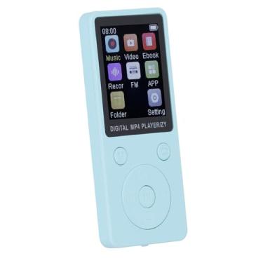 Imagem de Reprodutor de MP3 e MP4 de 16 GB, Reprodutor de Música Com 5.0, Tela Colorida de 1,8 pol. Reprodutor de Música de Vídeo Portátil, Gravação de Voz, Visualização de Fotos,