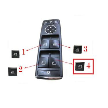 Imagem de Capa Botão Vidro Traseiro Direito Mercedes A200 GLA200 GLA250 CLA200 M