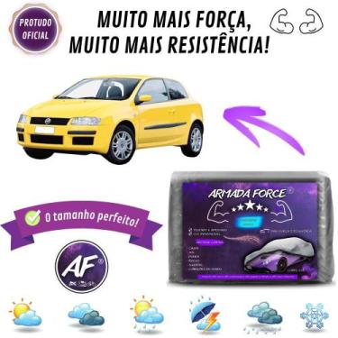 Imagem de Capa De Cobrir Carro Fiat Stilo Sem Forro Impermeável Armada Force - A