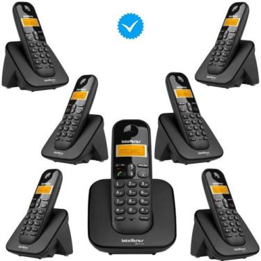 Imagem de Telefone Sem Fio TS 3110 Com 6 Ramal Intelbras Combo oficial