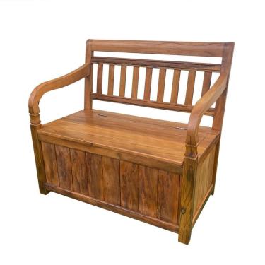 Imagem de Banco Báu Namoradeira em Madeira de Demolição Sudeste Rústico