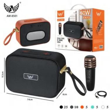 Imagem de Caixa D Som Bluetooth e Microfone AM-8501 - Ltomex