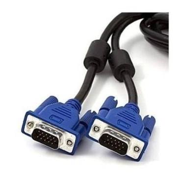 Imagem de Cabo Vga 15m Monitor Lcd Pc Tv Projetor 15 Metros Blindado - Exbom
