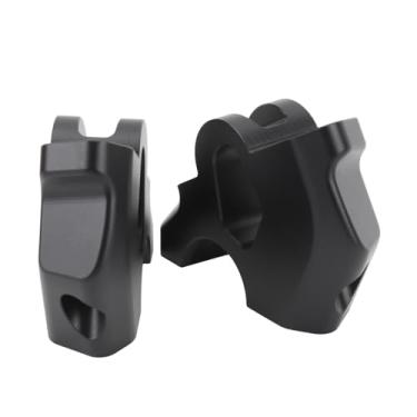 Imagem de Carenagem Frontal de Motocicleta Com Defletor de para 400 450 Guiador Riser Anodização de Alumínio Melhora o Conforto de Pilotagem, Aumento de 1,5 Polegadas de