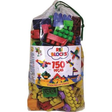 Imagem de Blocos Educativos 150 Peças Blocos De Montar Reiblocks - Reibrink, 150