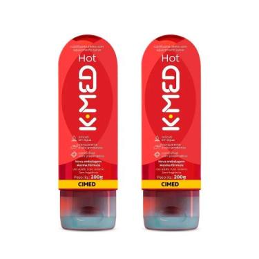 Imagem de Kit 2 Gel Lubrificante K-Med Hot 200g cada