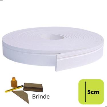 Imagem de Rodapé Autocolante Moldura Boiserie Eva Flexivel 5 Mts- 5C1 - Nova Mol