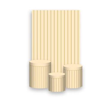 Imagem de Painel De Festa Vertical 1,50 x 2,20 + Trio De Capas Cilindro - Efeito