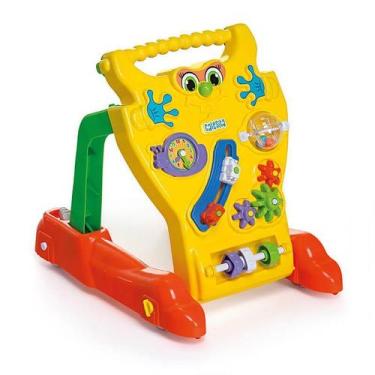 Imagem de Andador Feliz Brinquedo Educativo Bebê Calesita Ref 902 Amarelo