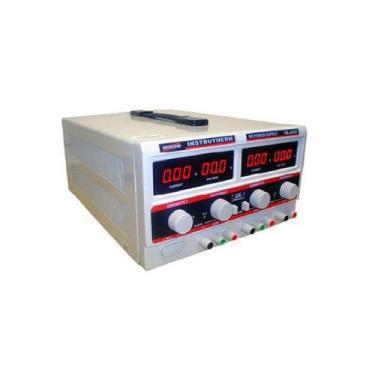 Imagem de Fonte Alimentação Digital Corrente Modo Série Simétrica 2 Canais Tensã