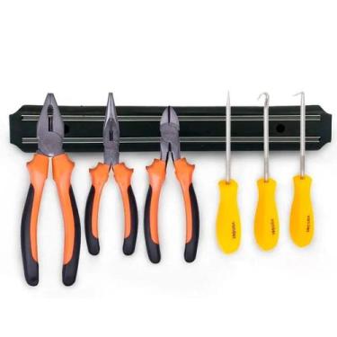 Imagem de Barra Magnética P/ Facas 37,5 Cm Ferramentas Imã Parede 1 Pç - Clink