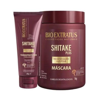 Imagem de Kit Shitake finalização nutritiva 1 Máscara 1kg 1 Finalizador Termopro