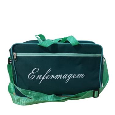Imagem de Bolsa para enfermagem com alça de mão e ombro cor verde - Medclar