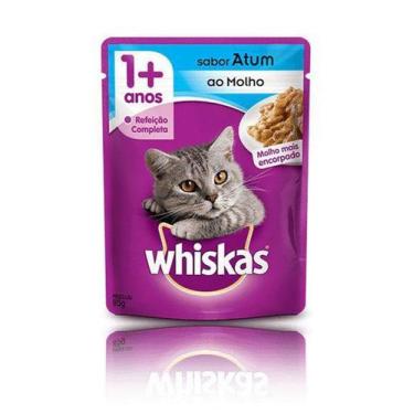 Imagem de Sachê Ração Molhada Whiskas Adulto Atum 85g