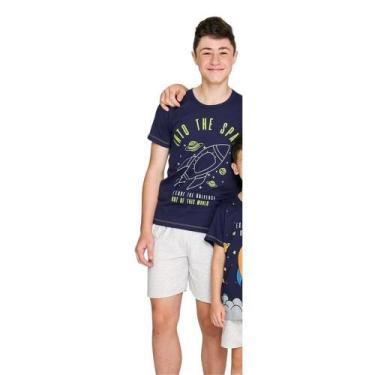 Imagem de Pijama Juvenil Evanilda-Masculino-Universe-Tam 16