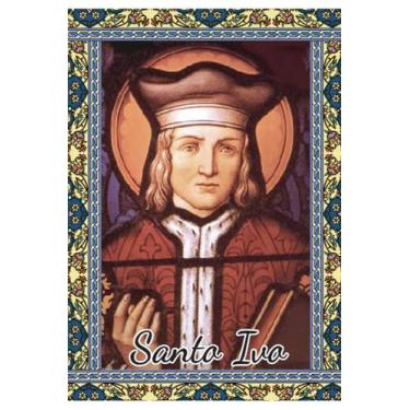 Imagem de 5000 Santinho Santo Ivo (oração no verso) - 7x10 cm - Santinhos do Bra