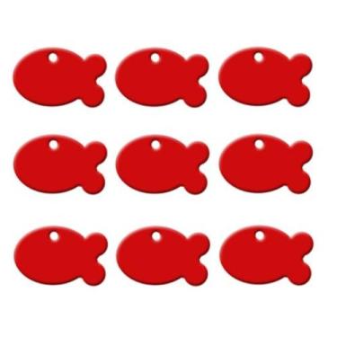 Imagem de Plaquinha de Identificação para pets e animais de estimação com gravaç