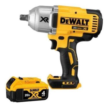 Imagem de Chave De Impacto A Bateria 20v 4ah Dewalt Dcf899 S/ Carreg