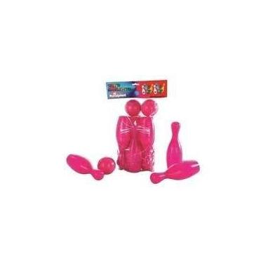 Imagem de Jogo de Boliche Infantil TOP BOLICHE ROSA. - NATALPLAST