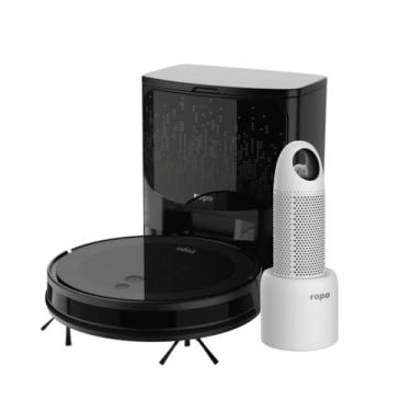 Imagem de Combo Robô Aspirador Ropo Smart Pet Autolimpante 220V + Secapro