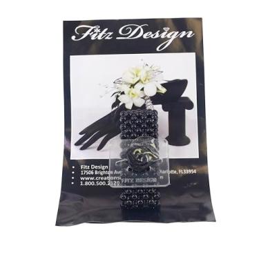 Imagem de Reliant Ribbon Pulseira colorida com contas e acessórios florais Rd Color Your World, 1 peça