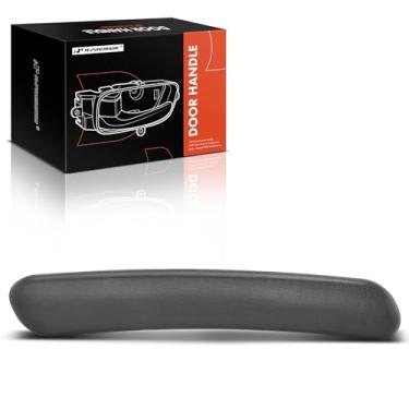 Imagem de A-Premium Puxador interno do lado do motorista dianteiro compatível com Mitsubishi Eclipse 2006 2007 2008 2009 2010 2011 2012, preto texturizado, número de substituição MN177391HA, 7221A069HA