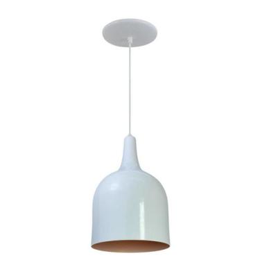 Imagem de Kit 6 Luminária Pendente Gota Com Interior Cobre Com Fiação 110/220v -