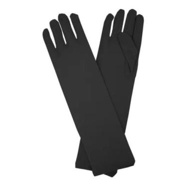 Imagem de Luva Média para Fantasias - 30cm - Extra Festas, Preto