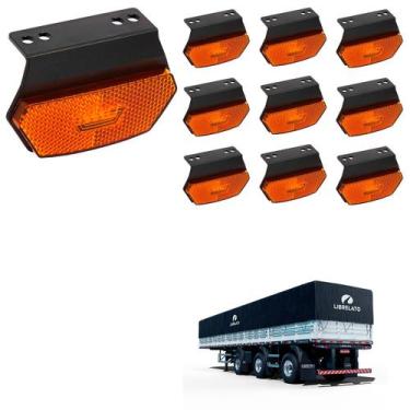 Imagem de 10 Lanterna Diamante Librelato LED Âmbar c/ Supt - Fio - DW Componente
