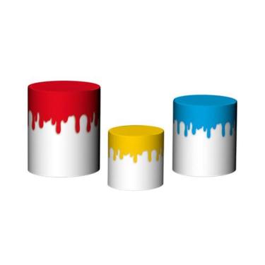 Imagem de Trio De Capa Cilindro - Pintando o Sete Tinta 001 - Via Cores