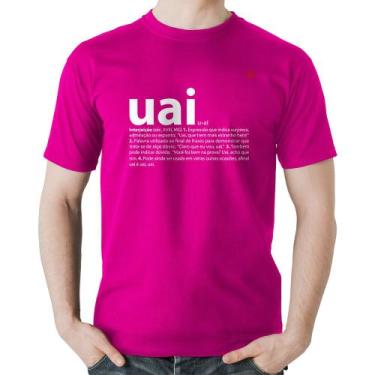 Imagem de Camiseta Algodão Uai - Significado - Foca na Moda, Rosa, P