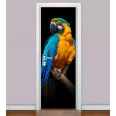 Imagem de Adesivo Para Porta ARARA - Natureza - Cores - Aves - PGG Impressão Dig