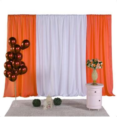 Imagem de Cortina Oxford Decoração Festa Aniversário Casamento 6MX2,50M - Serena