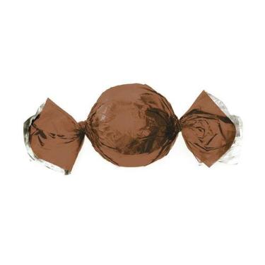 Imagem de Papel Trufa 14,5x15,5cm - Metalizado Castanho - 100 unidades - Cromus 