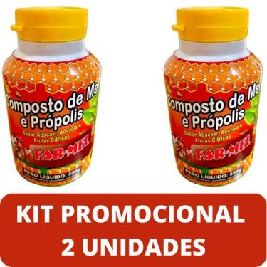 Imagem de Composto Antigripal Farmel Mel, Própolis, Abacaxi, Acerola e Frutas Cí