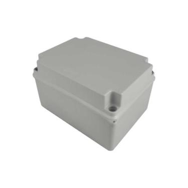 Imagem de Caixa de Passagem Prática 11x15x9 Cinza Tampa Opaca Alta - O&M