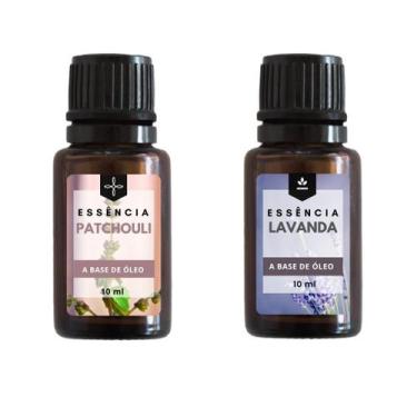Imagem de Kit Essências 02 Unidades Patchouli e Lavanda 10 ml - Para Aromatizado
