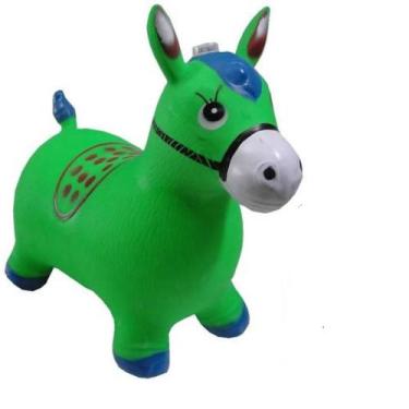 Imagem de Cavalinho Upa Upa Inflável Com Som De Alta Qualidade - Nibus, Azul