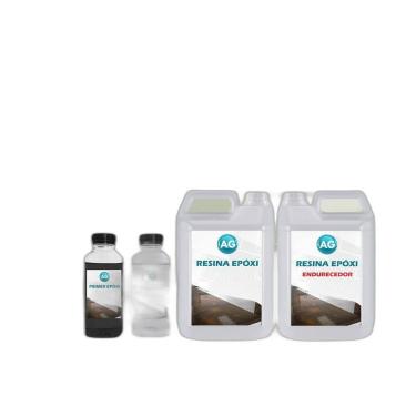 Imagem de Kit Bancada de cor Sólida por M - Primer e Resina Epóxi AG