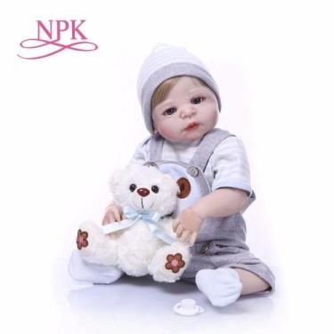Imagem de Bebê Reborn Menino Realista 100% Silicone 57cm - Gael - PRO BABY REBOR