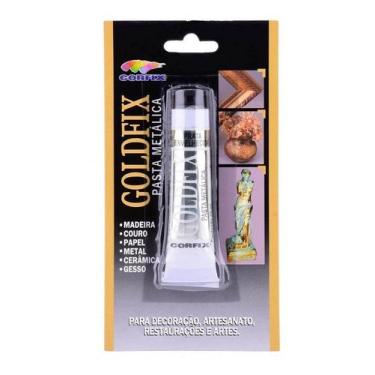Imagem de Pasta Metalica Goldfix 20ml 243 Prata Corfix
