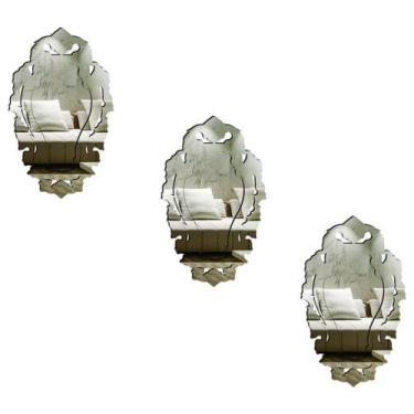Imagem de Kit 3 Espelhos Decorativos venezianos  Pegui 32x19 3893 - CREATUS, pra