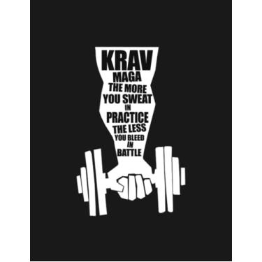 Imagem de Notebook: Krav Maga Hand: Gratitude Notebook Journal Daily Gift 100 Pages 8.5x11 Soft Cover